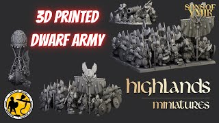 3d Printing A Dwarf Army for Warhammer Fantasy & The Old World | Highlands Miniatures