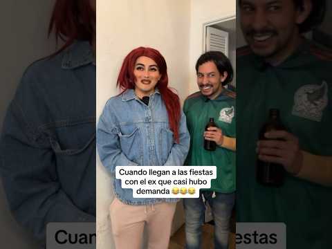 Cuándo llegan a las fiestas con el ex con el que casi hubo demanda