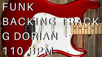 Funk Guitar Backing Track | G Dorian (110 Bpm)