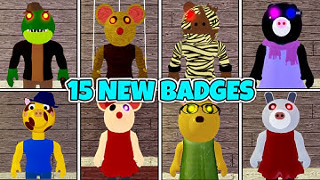 [140] FIND THE PIGGY MORPHS *How to get ALL 15 NEW PIGGY Morphs & Badges* - Roblox