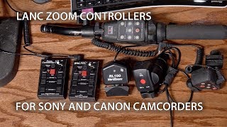 LANC Zoom Controllers for Sony and Canon Camcorders