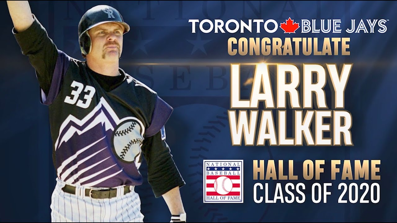 Congratulations to Larry Walker on his baseball Hall of Fame induction! 