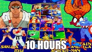 Marvel Super Heroes vs. Street Fighter - Character Select Theme Extended (10 Hours)