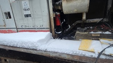 Linkbelt 2800c2 log loader Isuzu 6bd1t engine cold start 