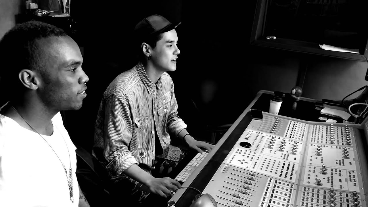 Studio sessions. Studio session.