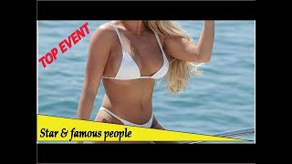 Top Event - Amber Turner Shows Off Her Surgically-Enhanced Assets In Scanty Yellow Bikini As She 