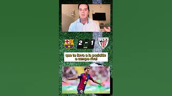 ¡El Athletic no dejo jugar al 100% al Barcelona! 👀💥⚽️ #shorts thumbnail
