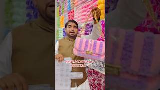 Canvas Shade Handbag Wholesale | Crystal Moti Handbag | Crystal Beads Wholesale | Jewellery Beads