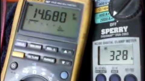 320 amp Iraggi Alternator Bench Test