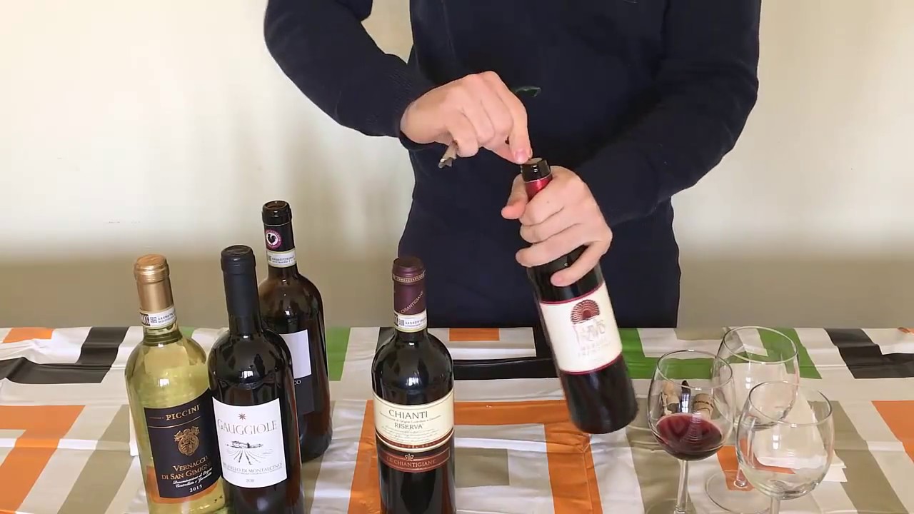 How To Open A Wine Bottle - Quickly - YouTube