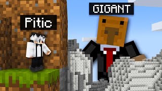 PITIC vs GIGANT Hide and Seek Pe Minecraft