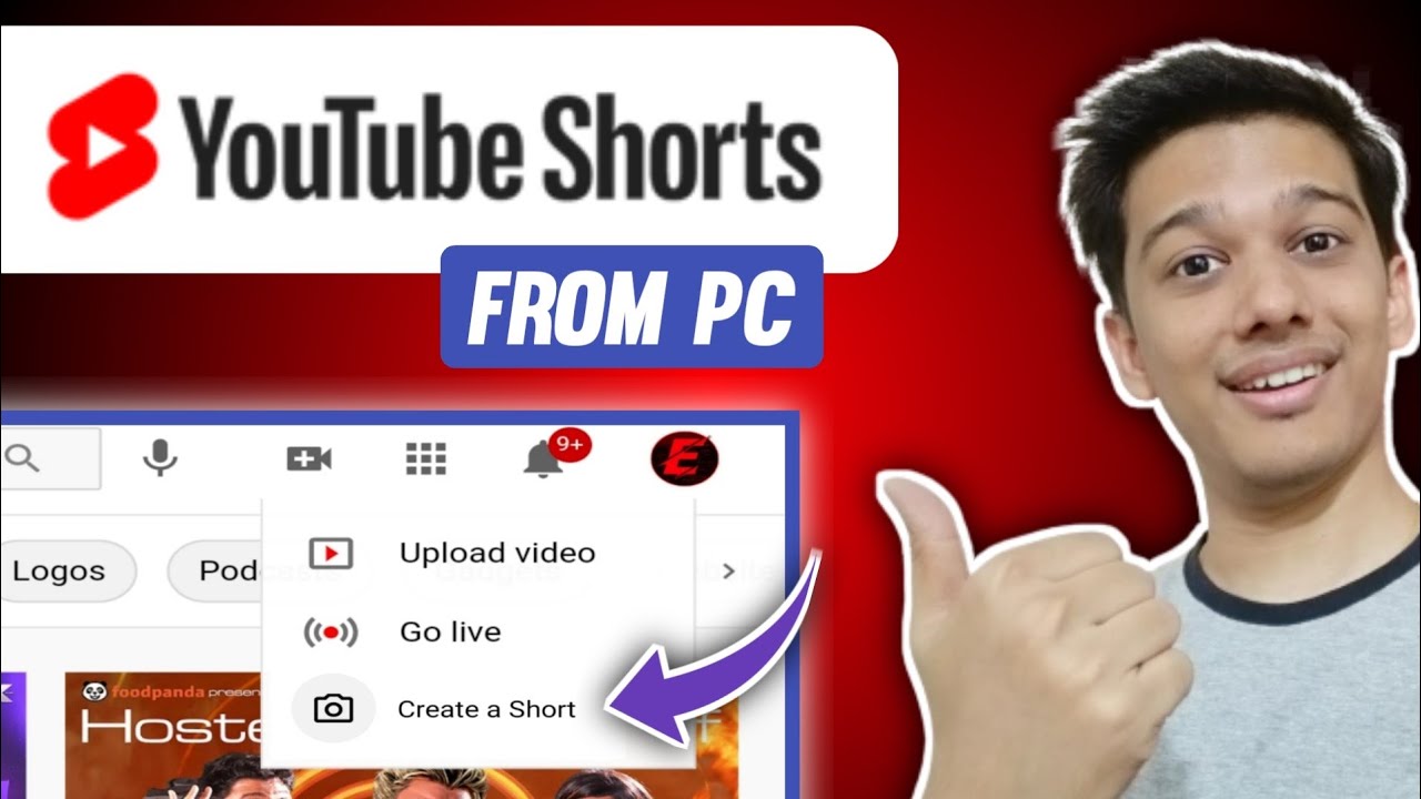 How to Upload YouTube Shorts From PC / Laptop [Hindi] - YouTube
