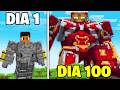 Evolui os PODERES do HOMEM DE FERRO por 100 DIAS
