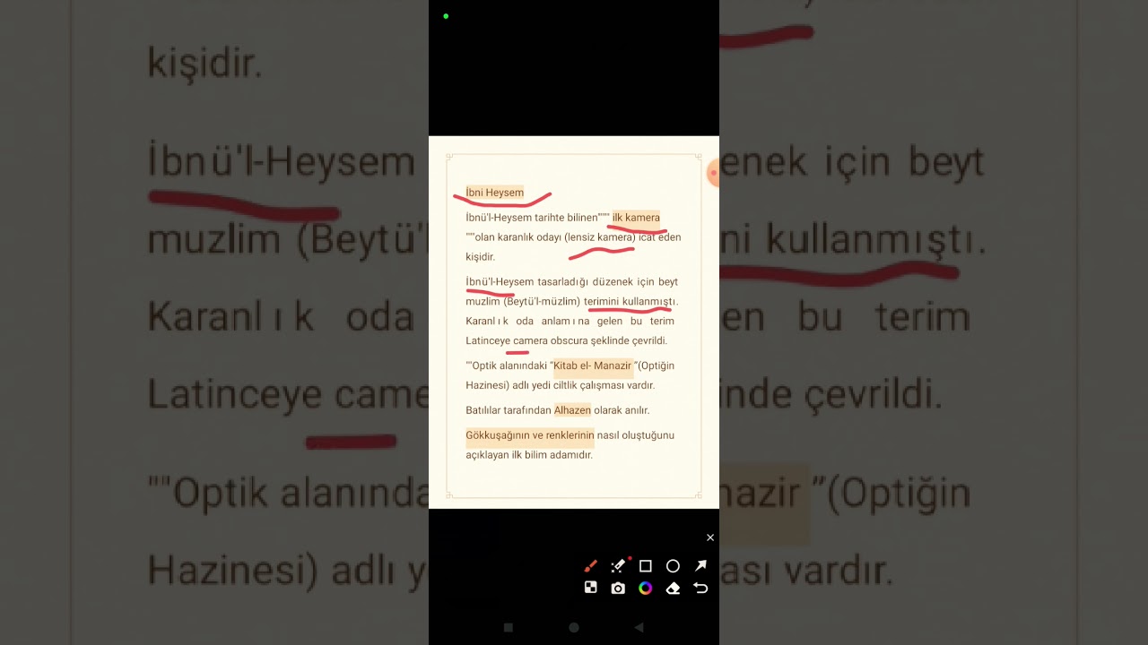 Kpss İbn-i Heysem kısa bilgiler