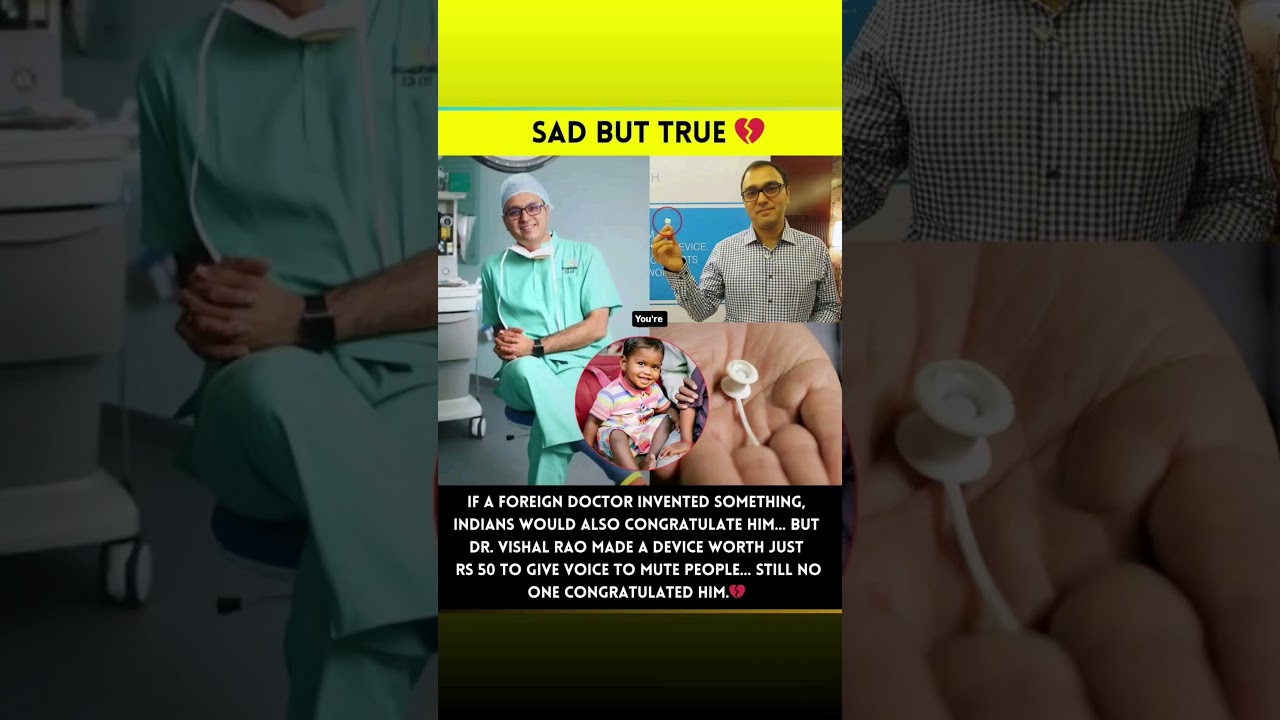 Meet **Dr. Vishal Rao**, a brilliant **oncologist from Bengaluru**, whose invention — the **Aum