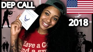 2018 DEP CALL  | AIRFORCE | MY FIRST DEP #VLOG [DETAILED]