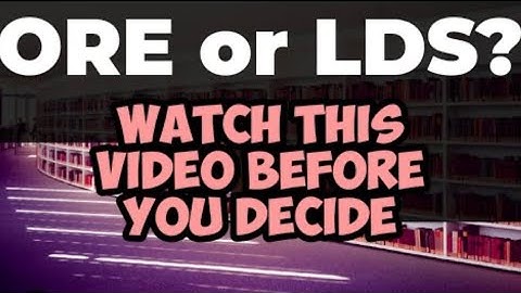 LDS vs ORE ? What you should prefer?