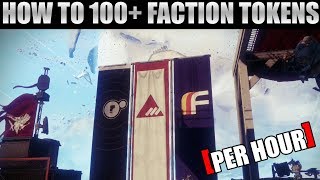 How to Farm 100+ Faction Tokens Per Hour - Destiny 2