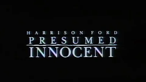 Presumed Innocent (1990) - Official Trailer