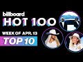 Billboard Hot 100 Countdown For April 13th | Billboard News