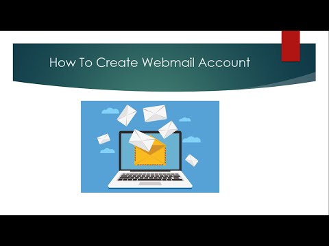 How To Create Webmail Account