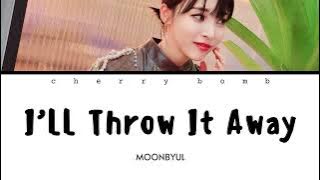 Moonbyul - I'll Throw It Away (Disco Ver) | Second World | Lyrics | cherry bomb