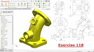 SolidWorks Tutorial for Beginners exercise 118