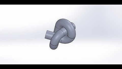 SolidWorks 2016 Beginners 3D Sketch and sweep HD