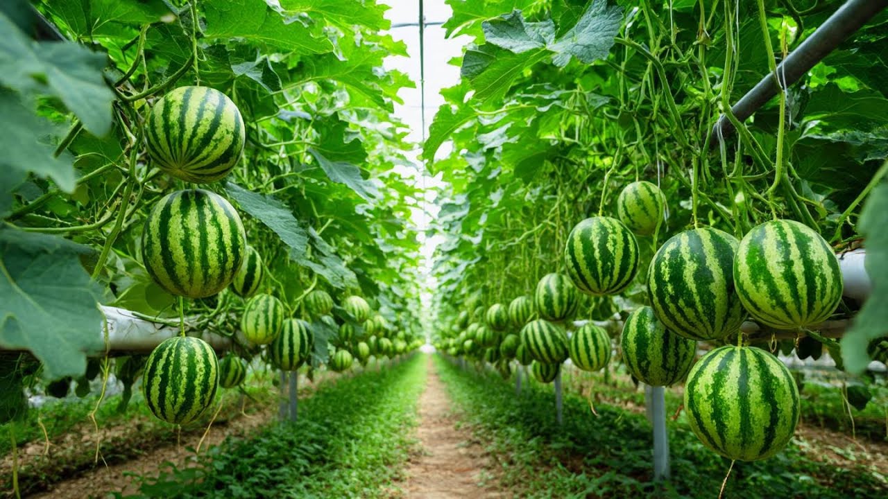 Inside China’s Watermelon Industry: How Farmers Harvest Tons Every Season