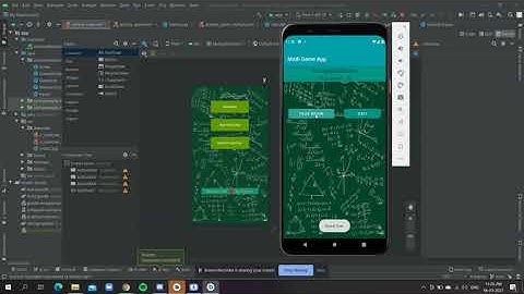 My First Android App - Math Quiz Project
