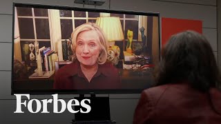 Personal Advice From Hillary Clinton For Non-Profit Founder On IWD 2022 | Forbes 30/50 Summit