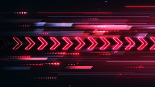 Speed Movement Futuristic Esports Neon Red Arrows Background video | Footage | Screensaver
