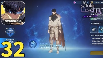 New Job Change Solo Leveling Arise Gameplay Walkthrough Part 32 - Shadow Lord 8 (ios, Android)