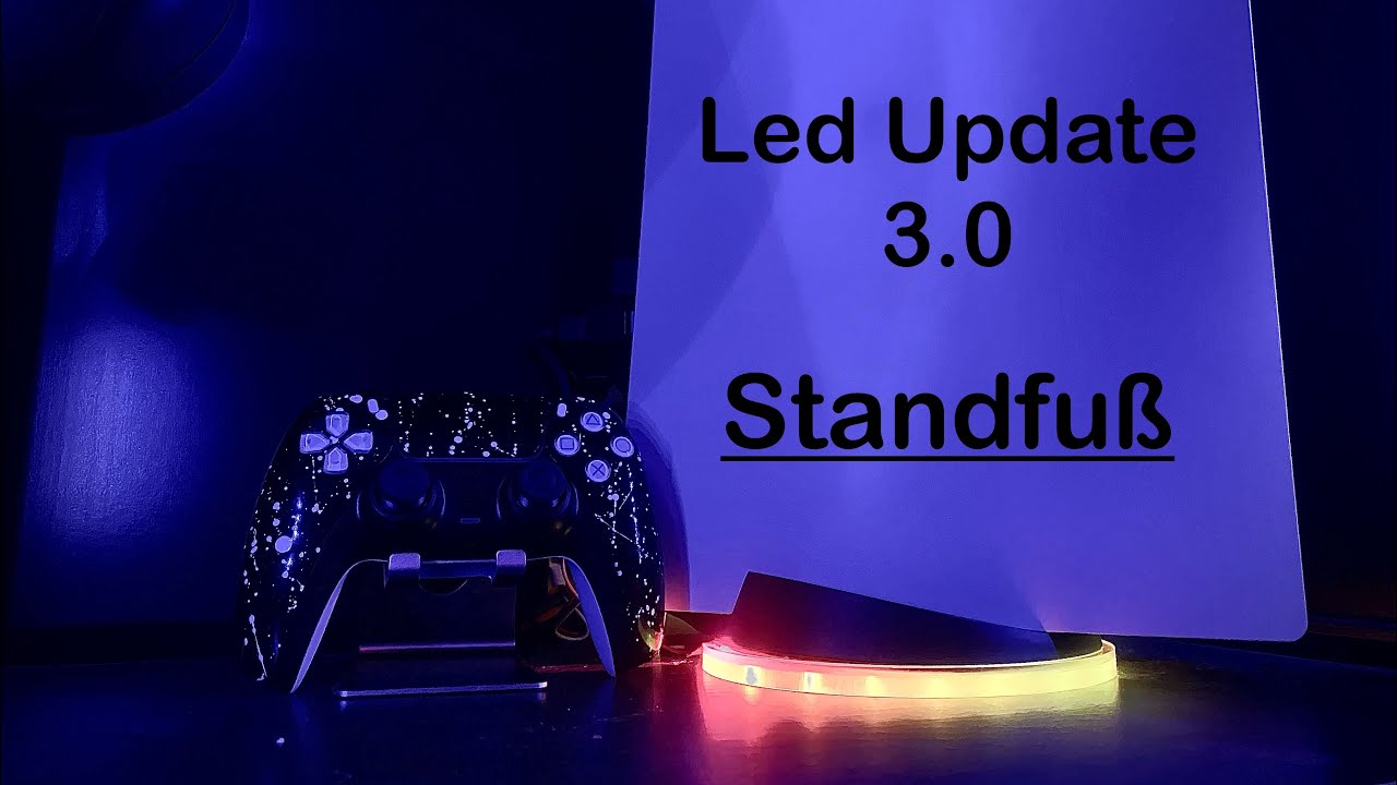 PS5 Xbox Series X LED Standfuß Dreamlight YouTube