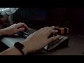 Cinematic Keyboard Fantasy Turned Nightmare Loop silver MX speed switches overclock reality thocky t