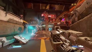 Doom Nightmare Difficulty - Imp Room Before Cyberdemon