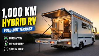 Fold-out TERRACE instead of a trunk! The Coolest Hybrid Camper from China