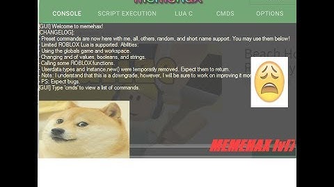 Roblox Exploit trolling Memehax (LvL7) Script exe