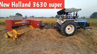 New Holland 3630 super with square baler