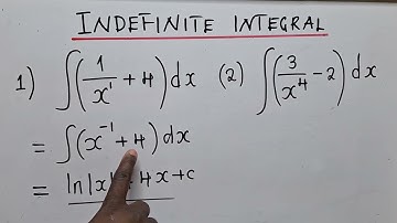 Indefinite integral part 3 of 3 | CALCULUS 
