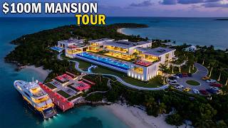 Inside a $100M Waterfront Mansion: Yacht, Pool & Rooftop Bar
