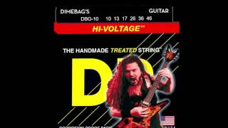 DR Dimebag Darrell Hi-Voltage 9-50 Cuerdas Guitarra Eléctrica Signature video
