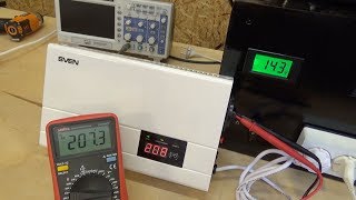 Тест Sven AVR SLIM-500 LCD. Релейный стабилизатор напряжения