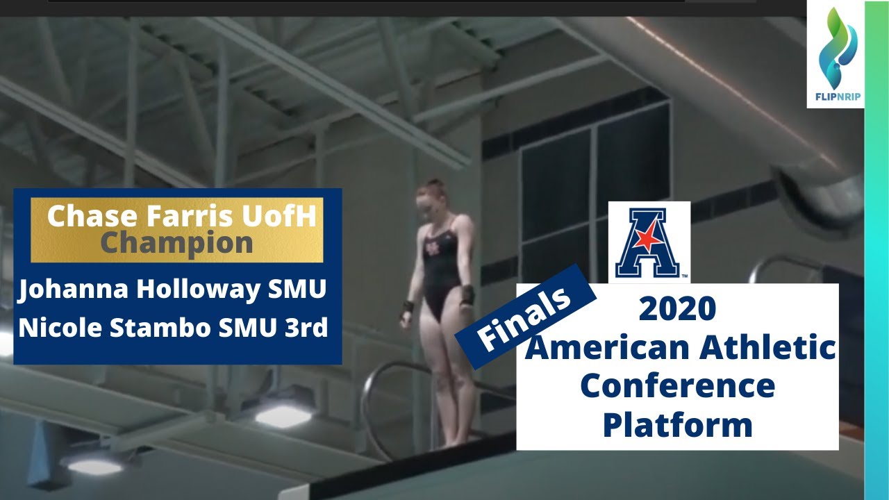 2020 Womens Platform Diving Finals - American Athletic Conference Diving Championships