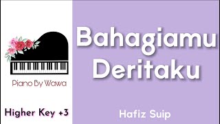 Bahagiamu Deritaku - Hafiz Suip (Piano Karaoke Higher Key +3)