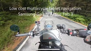 Low cost motorcycle tablet navigation. Samsung Galaxy Active Tab 3. screenshot 2