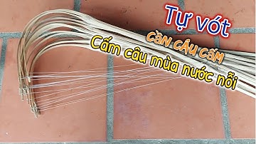Tự vót cần câu cấm thủ công đi cấm câu cá mùa nước nỗi về ở Miền Tây - Nhật Ký Cuộc Sống