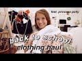 back to school CLOTHING HAUL 2021 ll cute &amp; transitional from Princess Polly