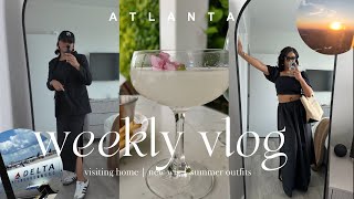 Atlanta Weekly Vlog  | visit back home, new wig, summer outfits