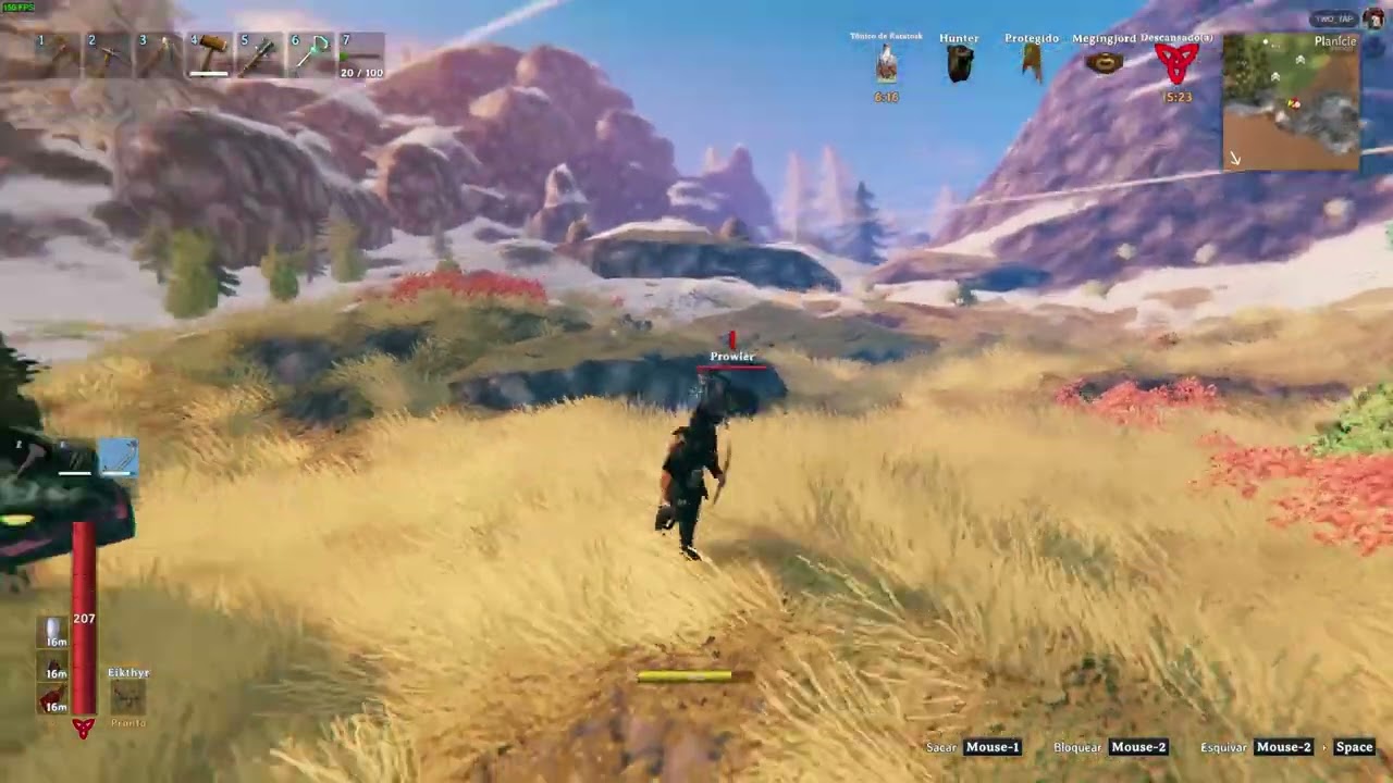 Fugindo do Prowler no Valheim ao som de Sweet Dreams rs